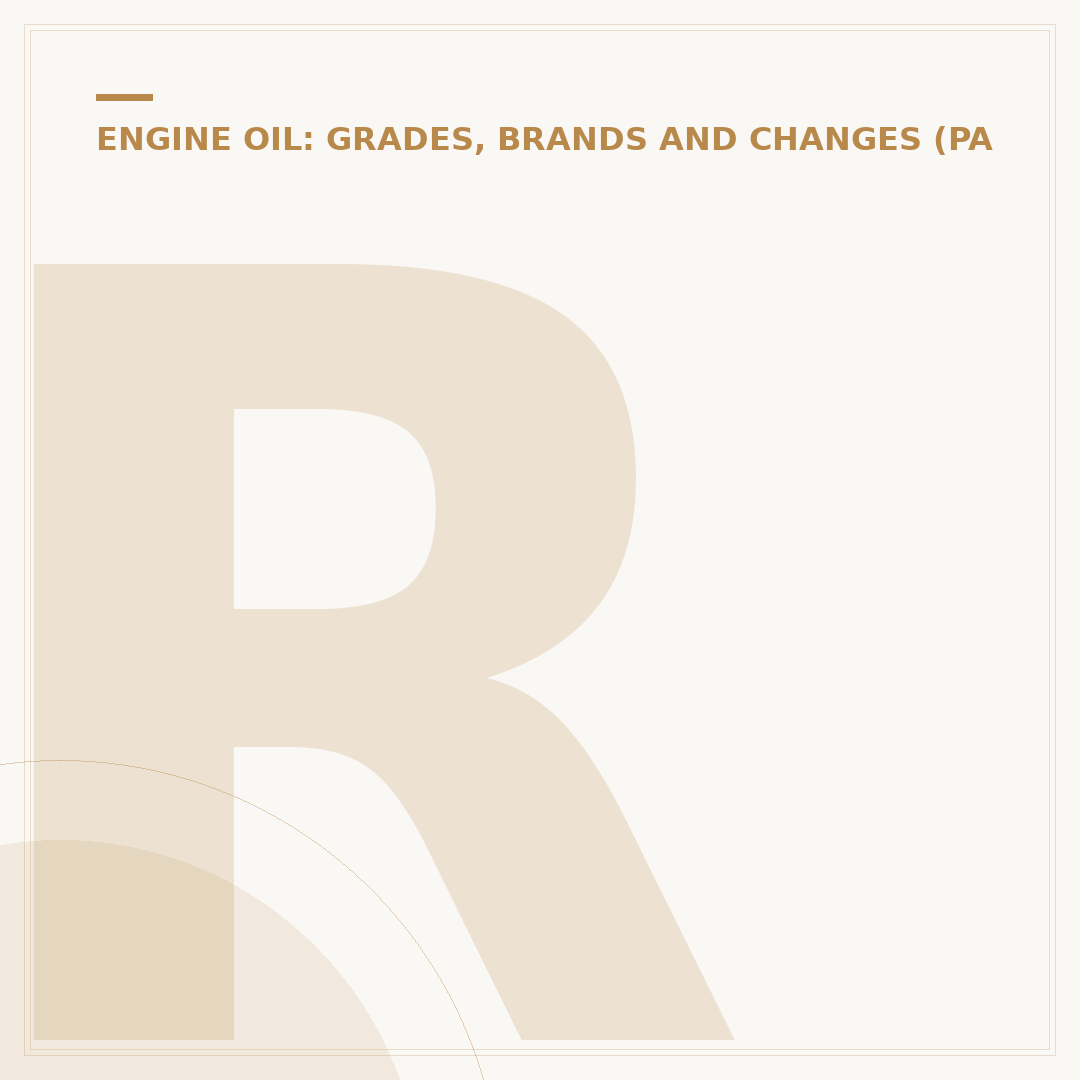 Renault Trafic Engine Oil: What You Need to Know