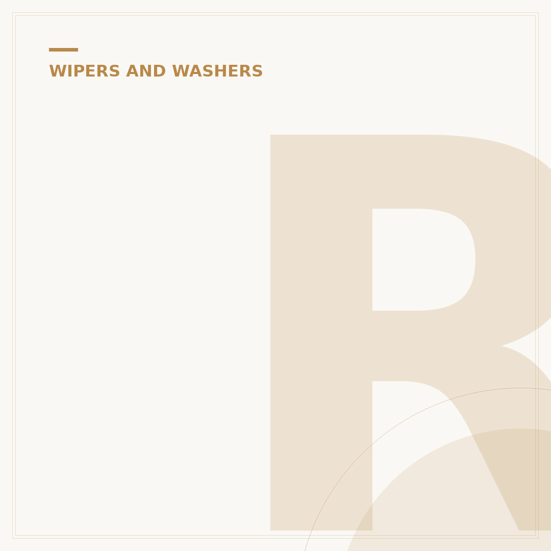 Replacement Rubber Wiper Blades