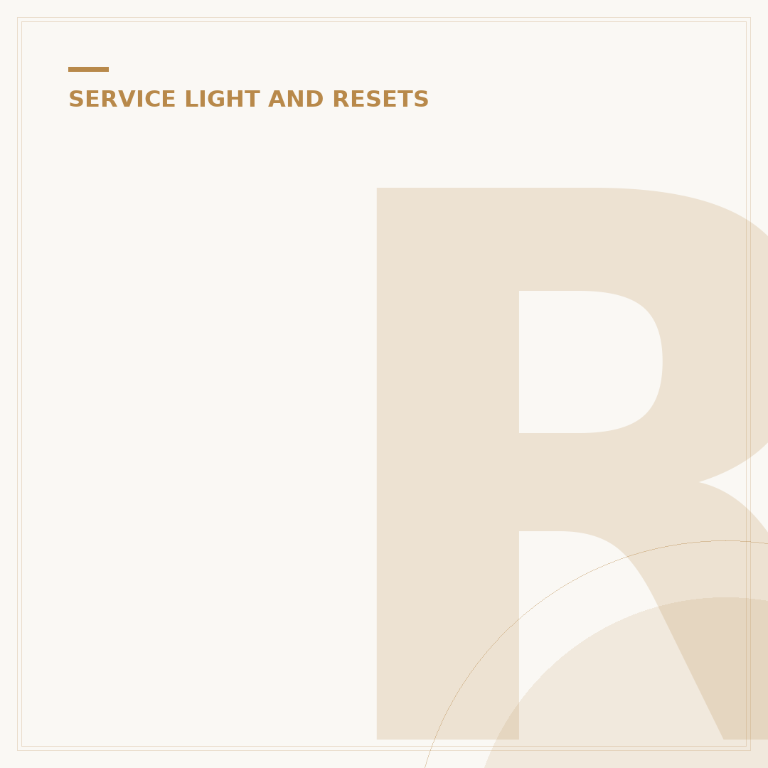 Reset the Volvo XC90 Service Light