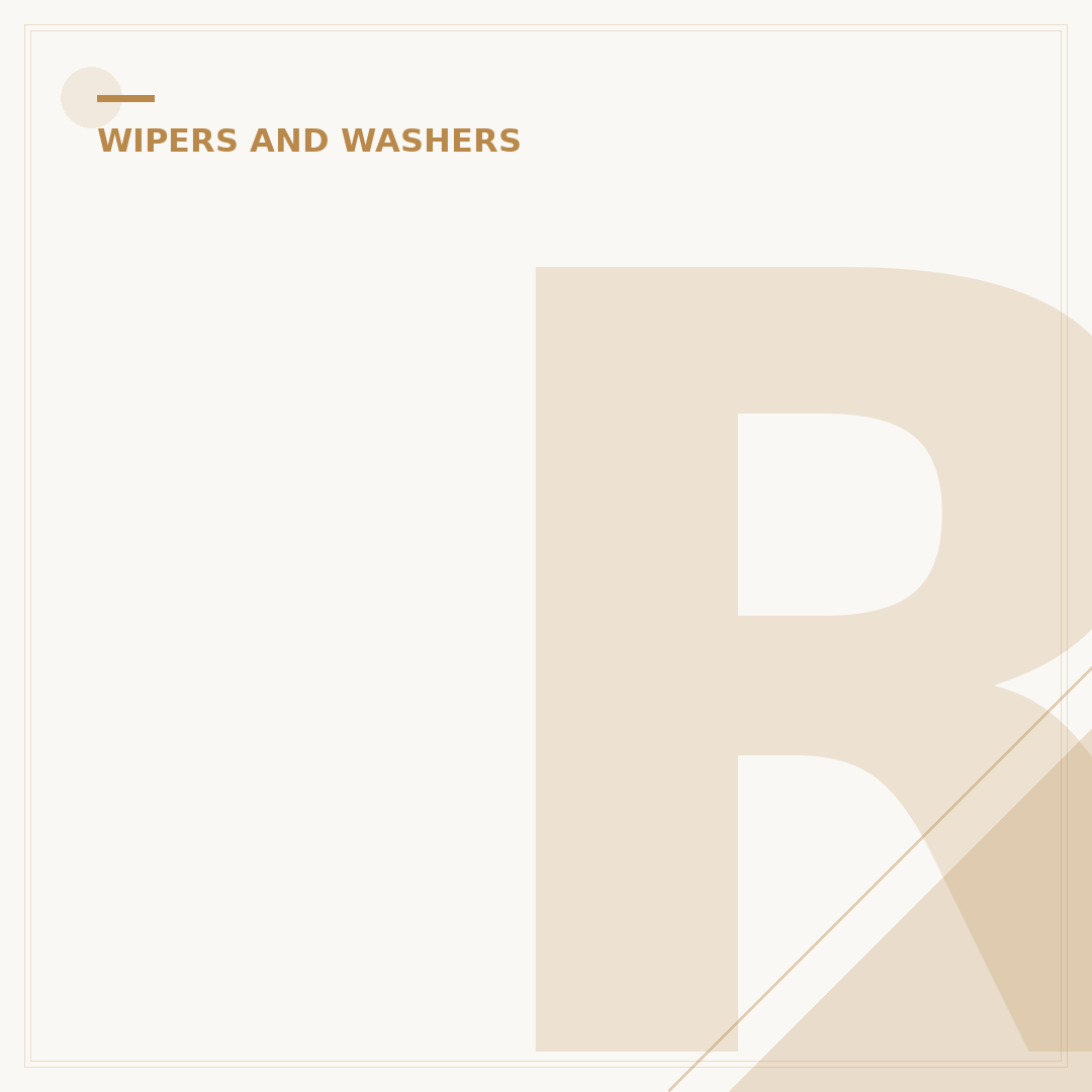 Rubber Windshield Wiper Blades
