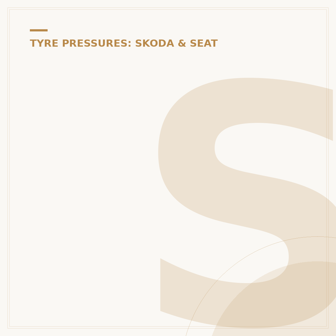Skoda Tyre Pressure: Where to Check & What it Means