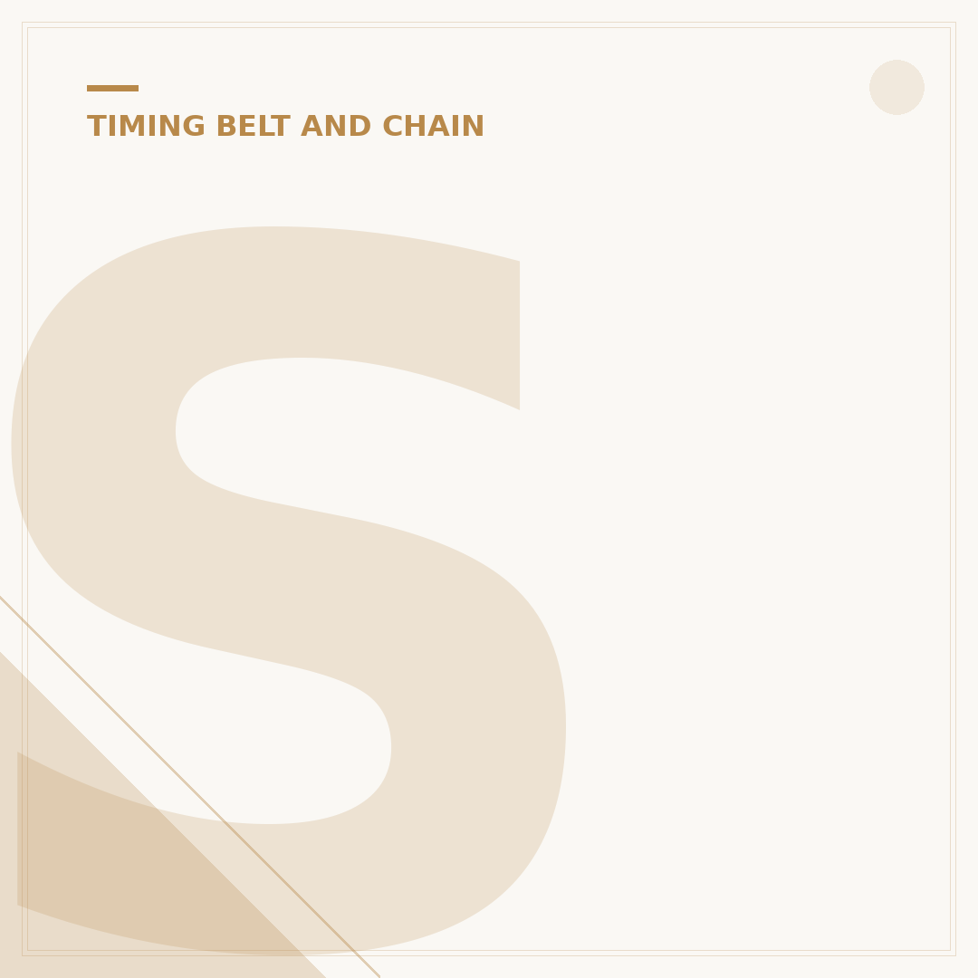 Symptoms of a Faulty Timing Chain: What to Watch For