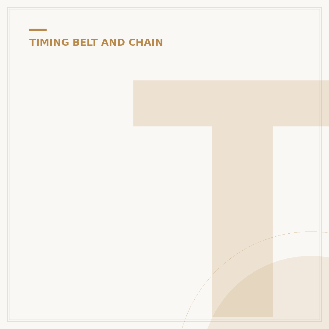 Timing Chain Symptoms: What to Watch For