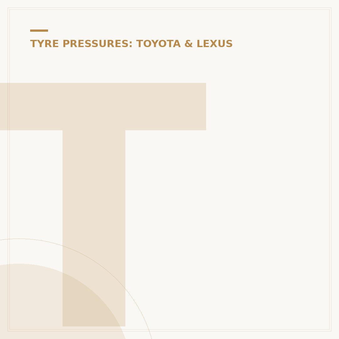 Toyota Corolla Tyre Pressure: Find Your PSI