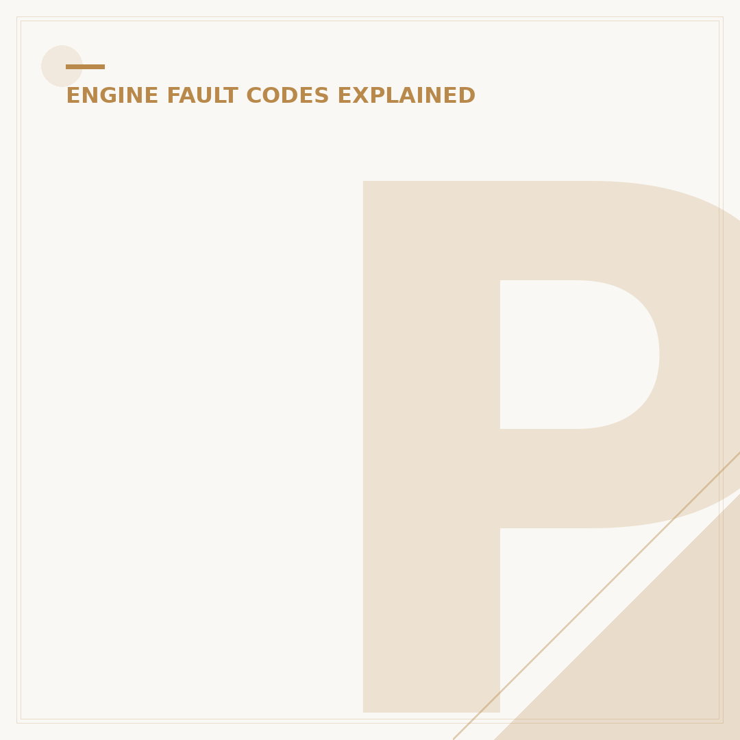 P0304 Trouble Code: Cylinder 4 Misfire Explained