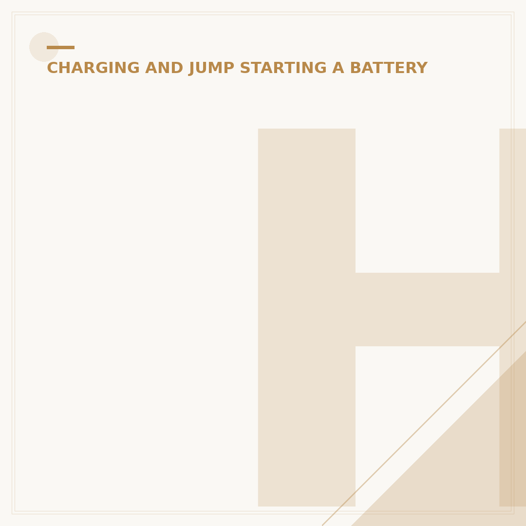 How to Use Jump Leads to Start a Car Battery