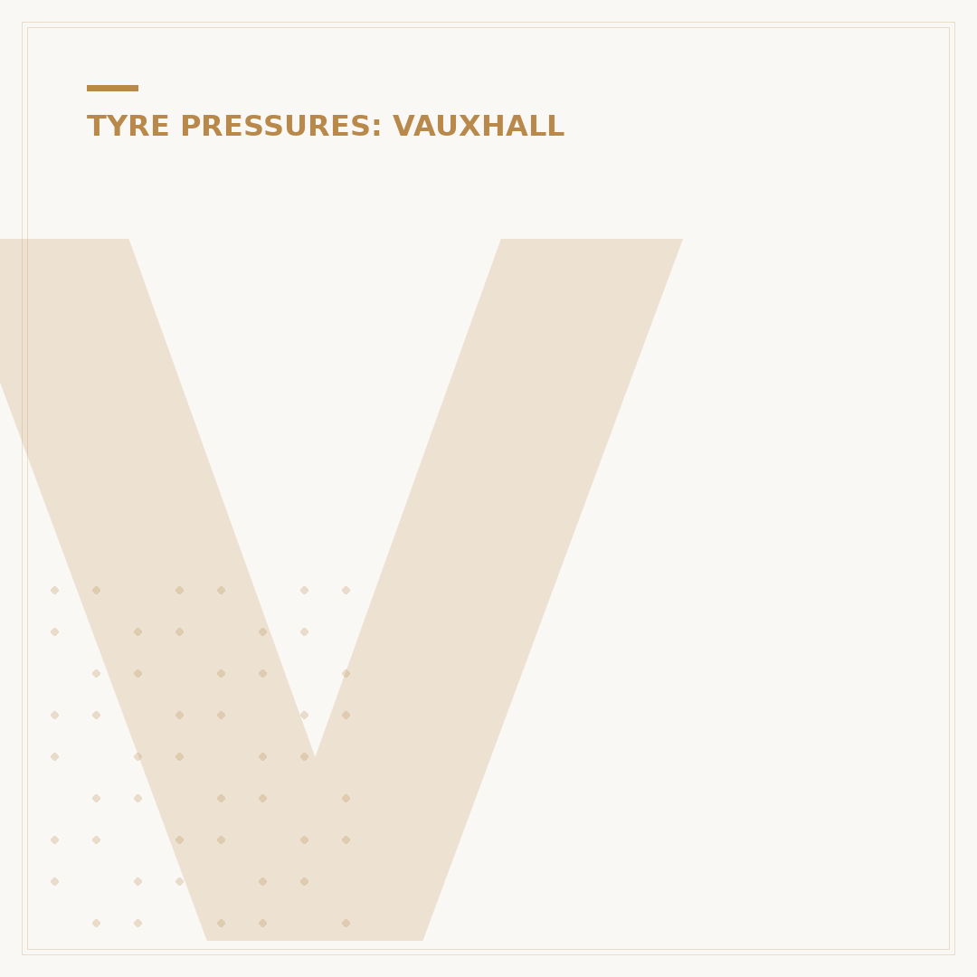 Vauxhall Mokka Tyre Pressure: Find the Right PSI