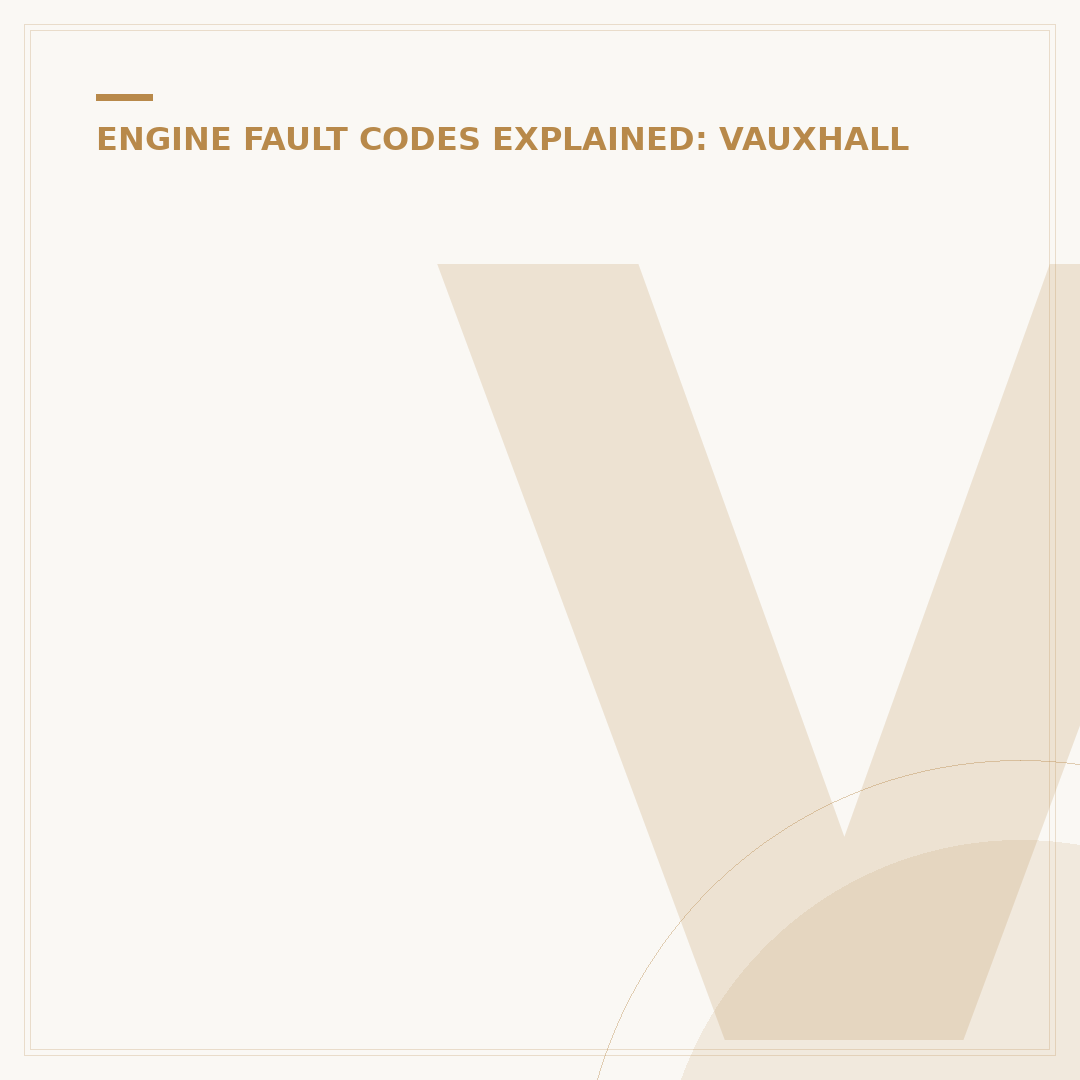 Vauxhall P0299 Fault Code: What It Means & How to Check