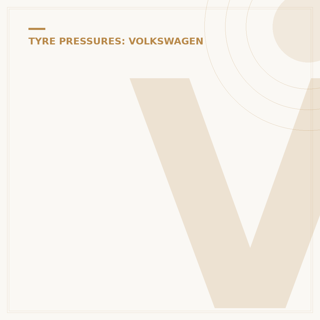 VW Passat Tyre Pressure: Finding the Right Levels