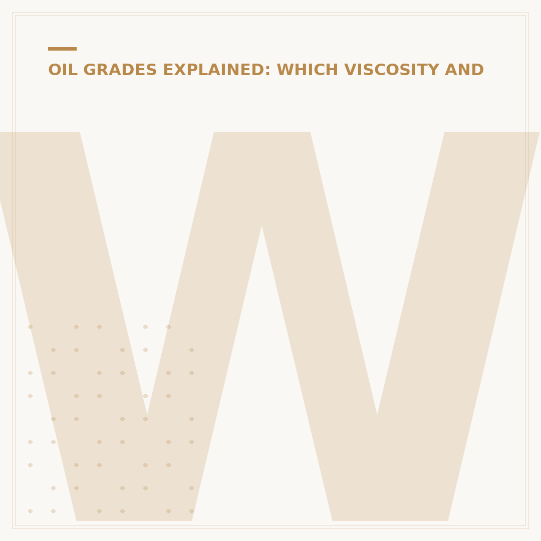 What is 5W30 Engine Oil? A Clear Explanation