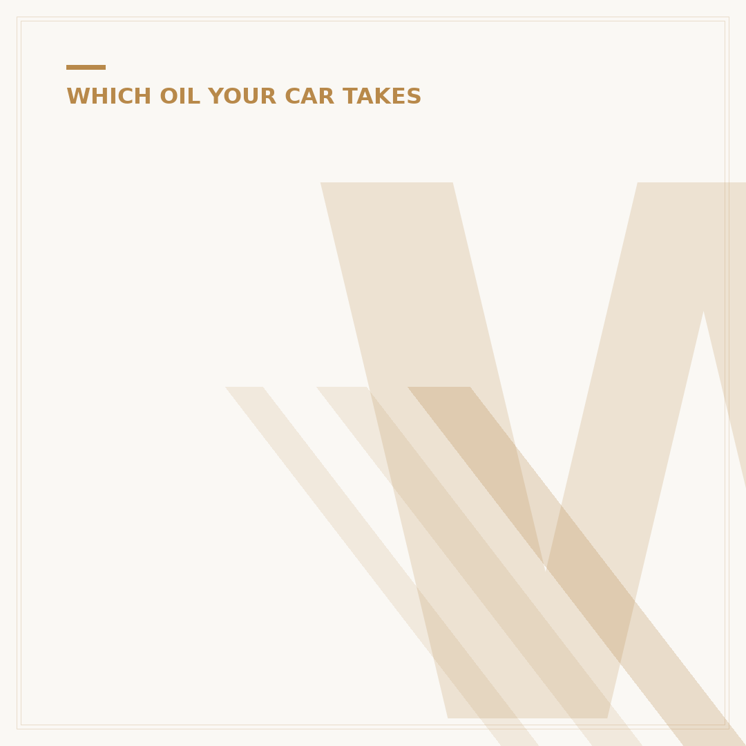What Oil Does My Car Take? Find Your Vehicle's Type