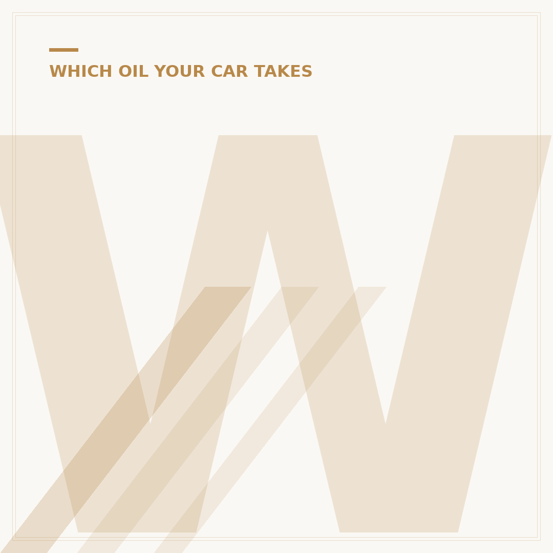 What Oil to Use in My Car