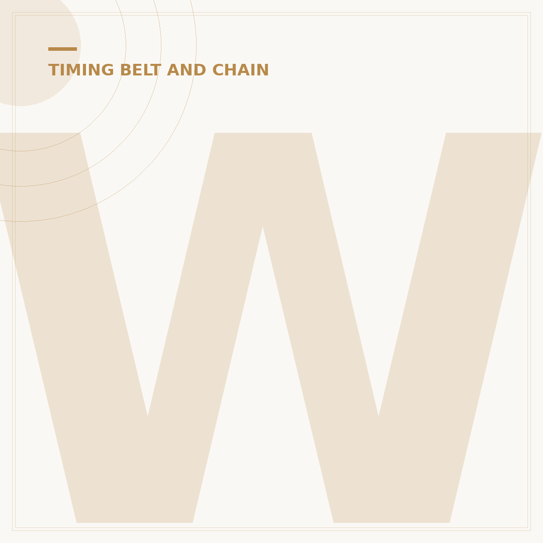 What is a timing chain? Engine function and lifespan