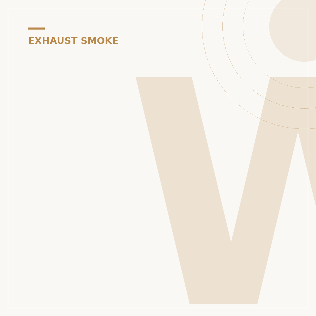 White Smoke From Engine: Causes and What to Check