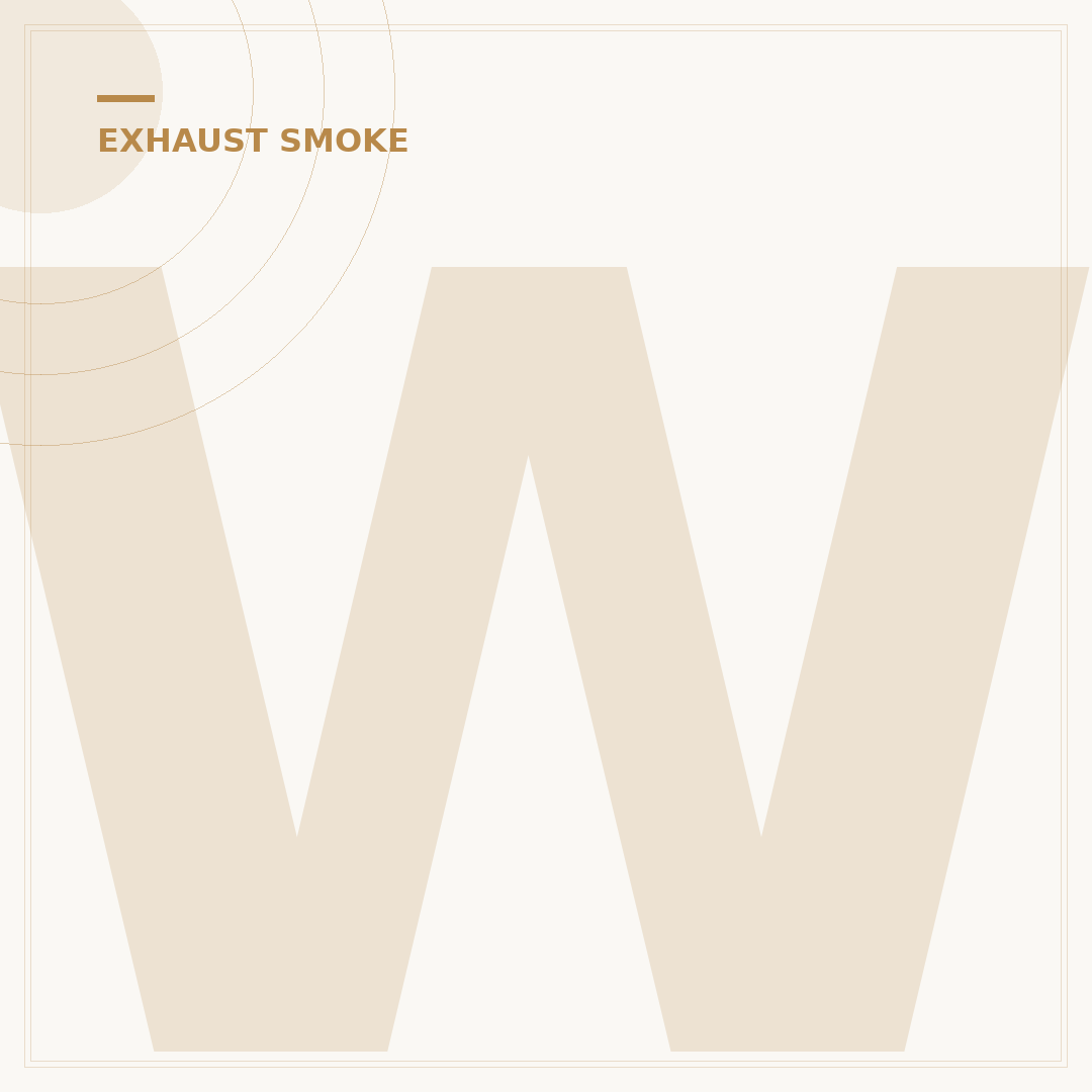 White Smoke from Exhaust: What It Means & How to Fix