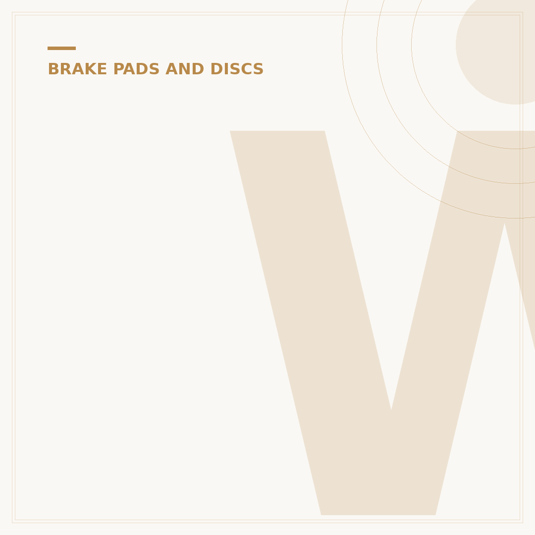 Worn Brake Pads and Discs: Signs, Risks and Replacement