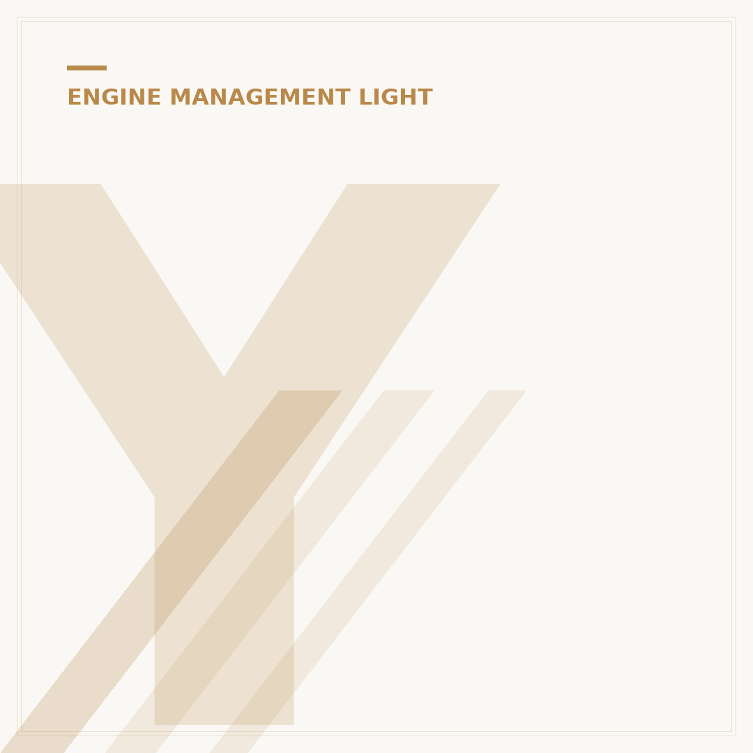 Yellow Engine Management Light: What It Means & What To Do