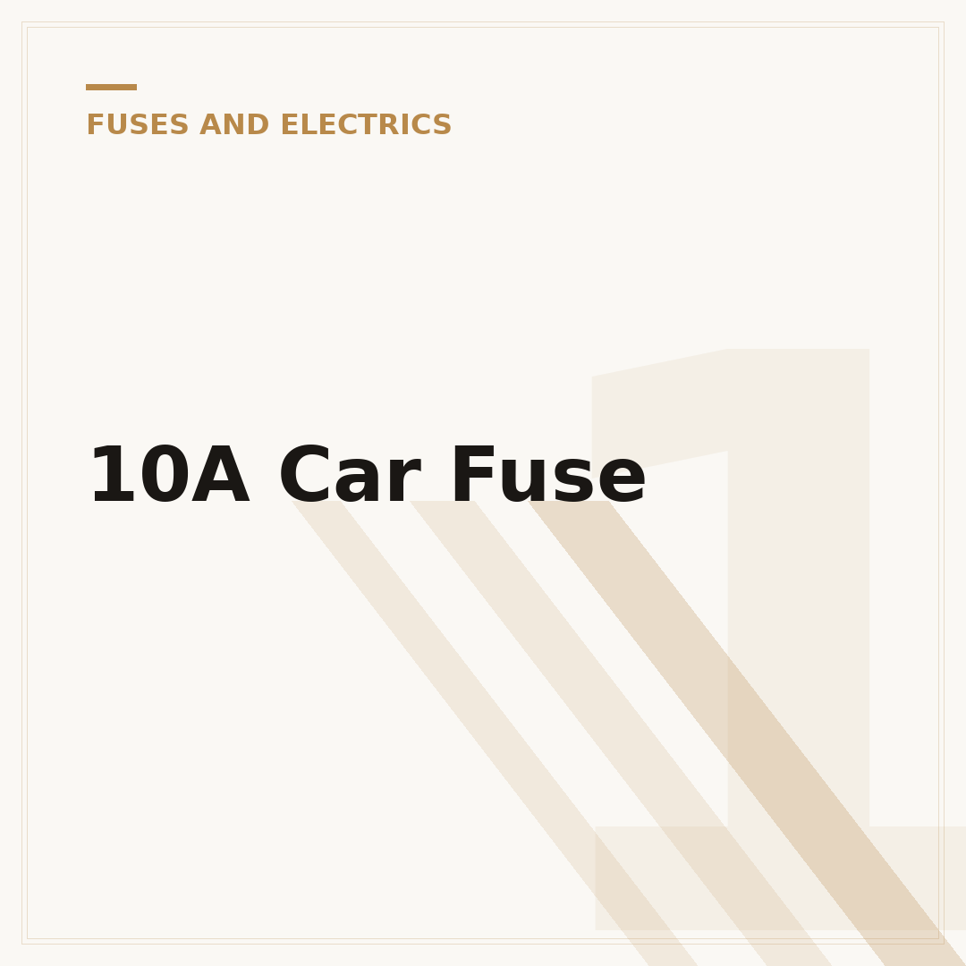 10A Car Fuse