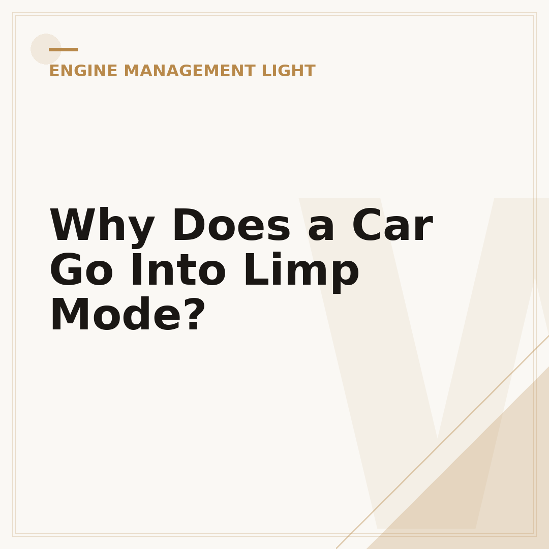 Why Does a Car Go Into Limp Mode?