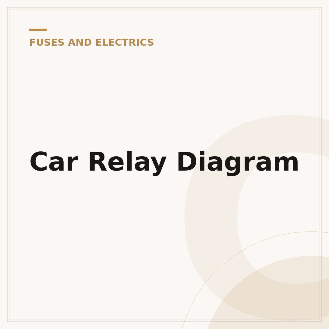 Car Relay Diagram