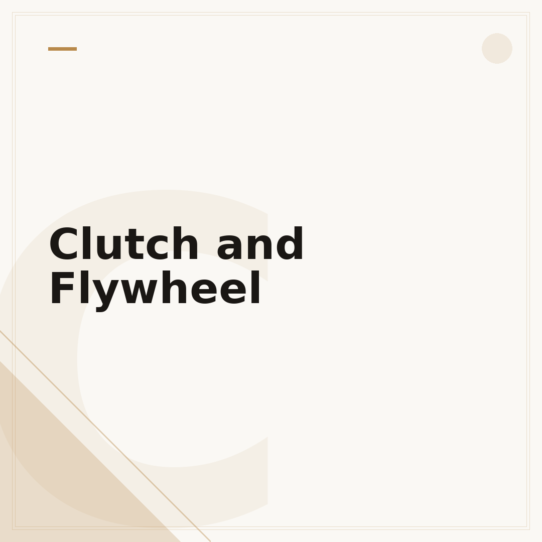 Clutch and Flywheel