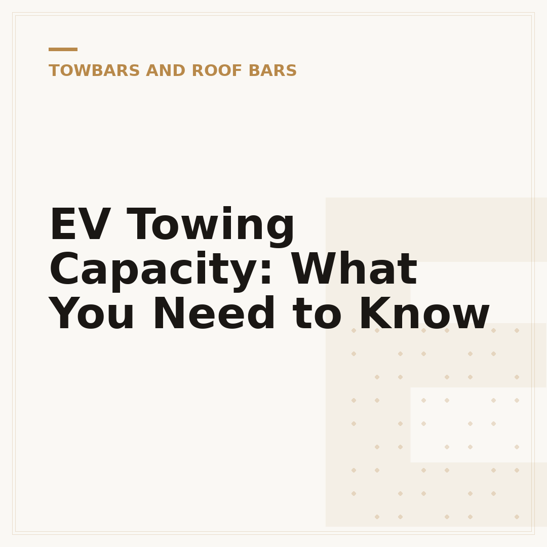 EV Towing Capacity: What You Need to Know