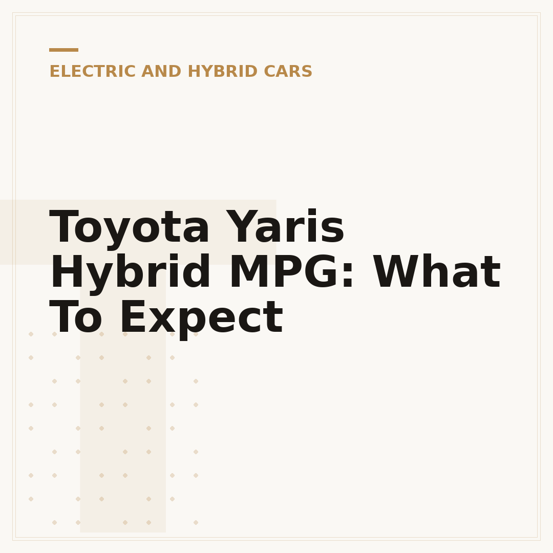 Toyota Yaris Hybrid MPG: What To Expect