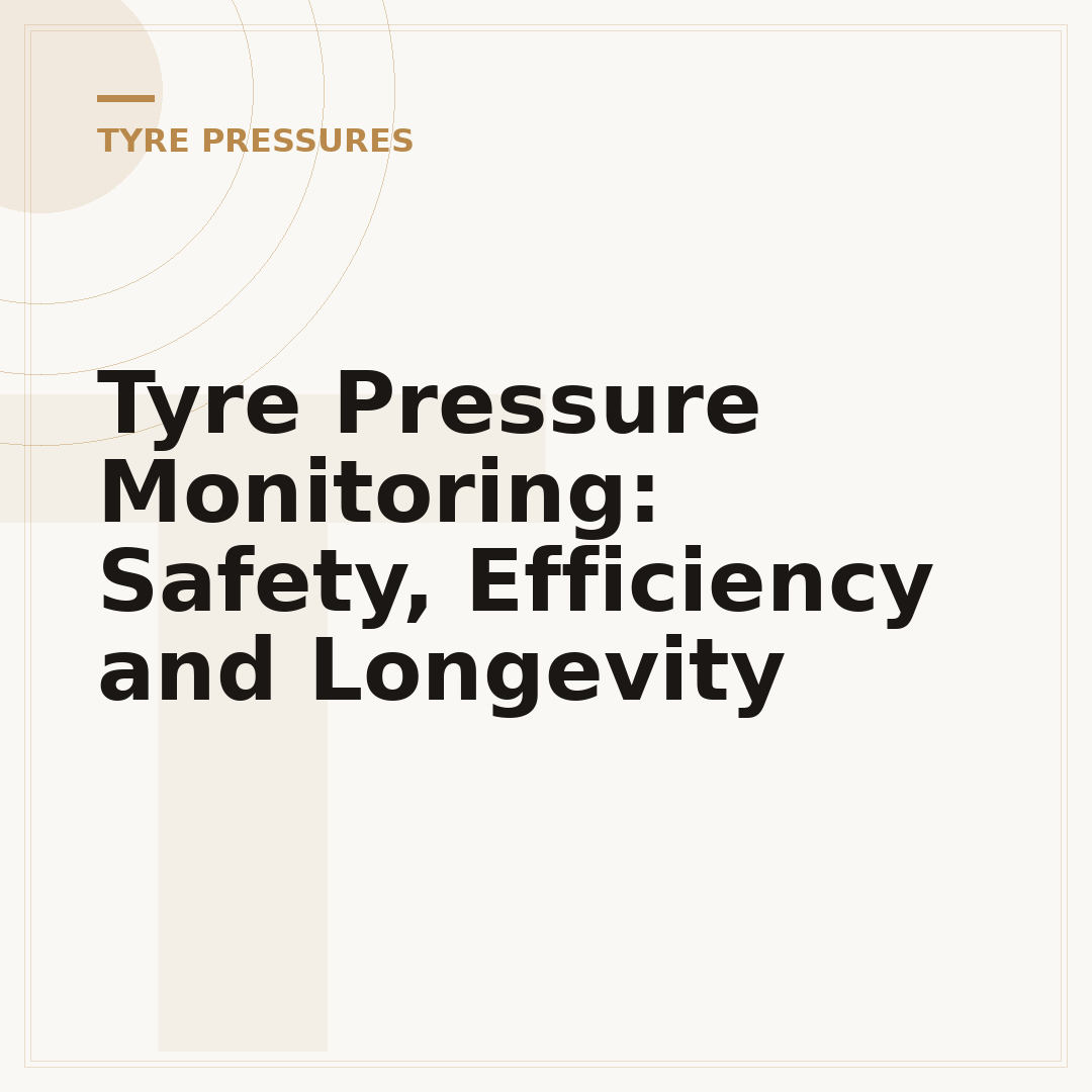 Tyre Pressure Monitoring: Safety, Efficiency and Longevity
