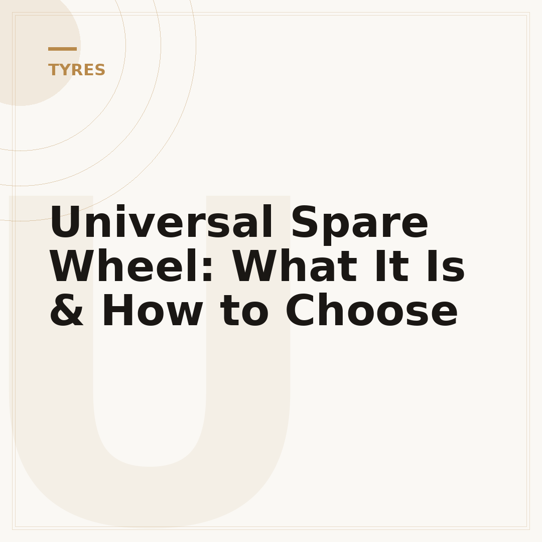 Universal Spare Wheel: What It Is & How to Choose